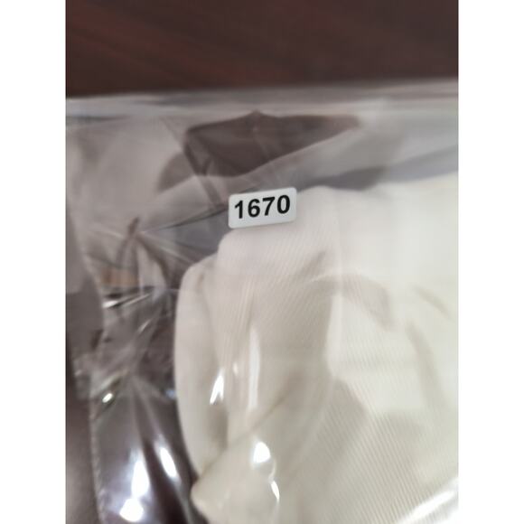 Philosophy Open Front Cardigan Women's Size L White Long Sleeve Longline Sweater - Picture 12 of 12